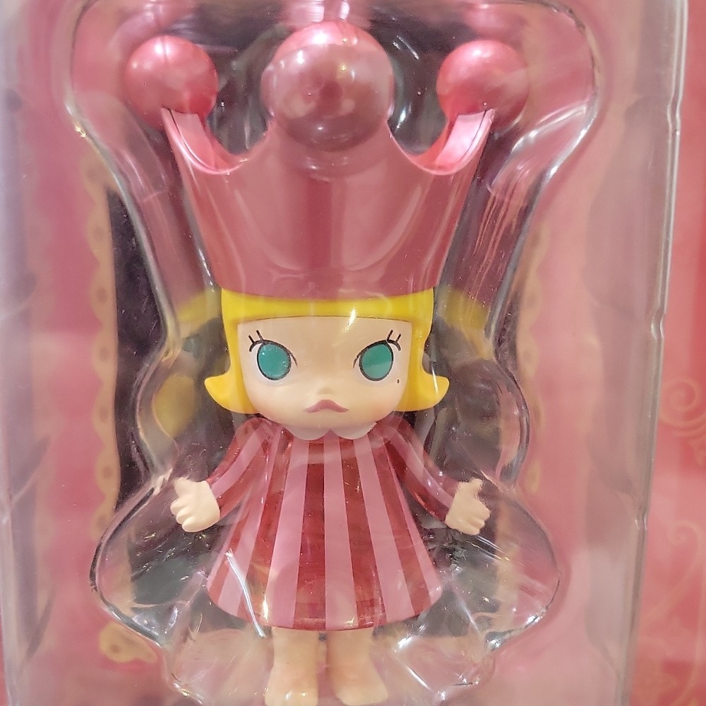 Pop Mart Mega Royal Molly Princess Pink Art Toy ABS Figure Princess Theme